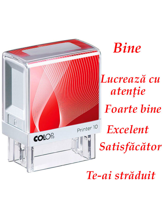Stampile  cu calificative
