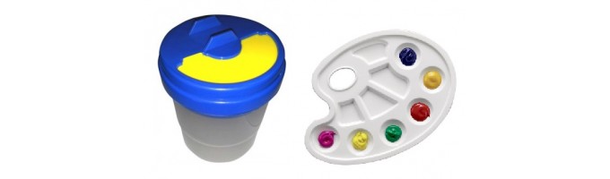 Стаканчики и палитры