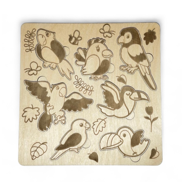 Деревянные пазлы