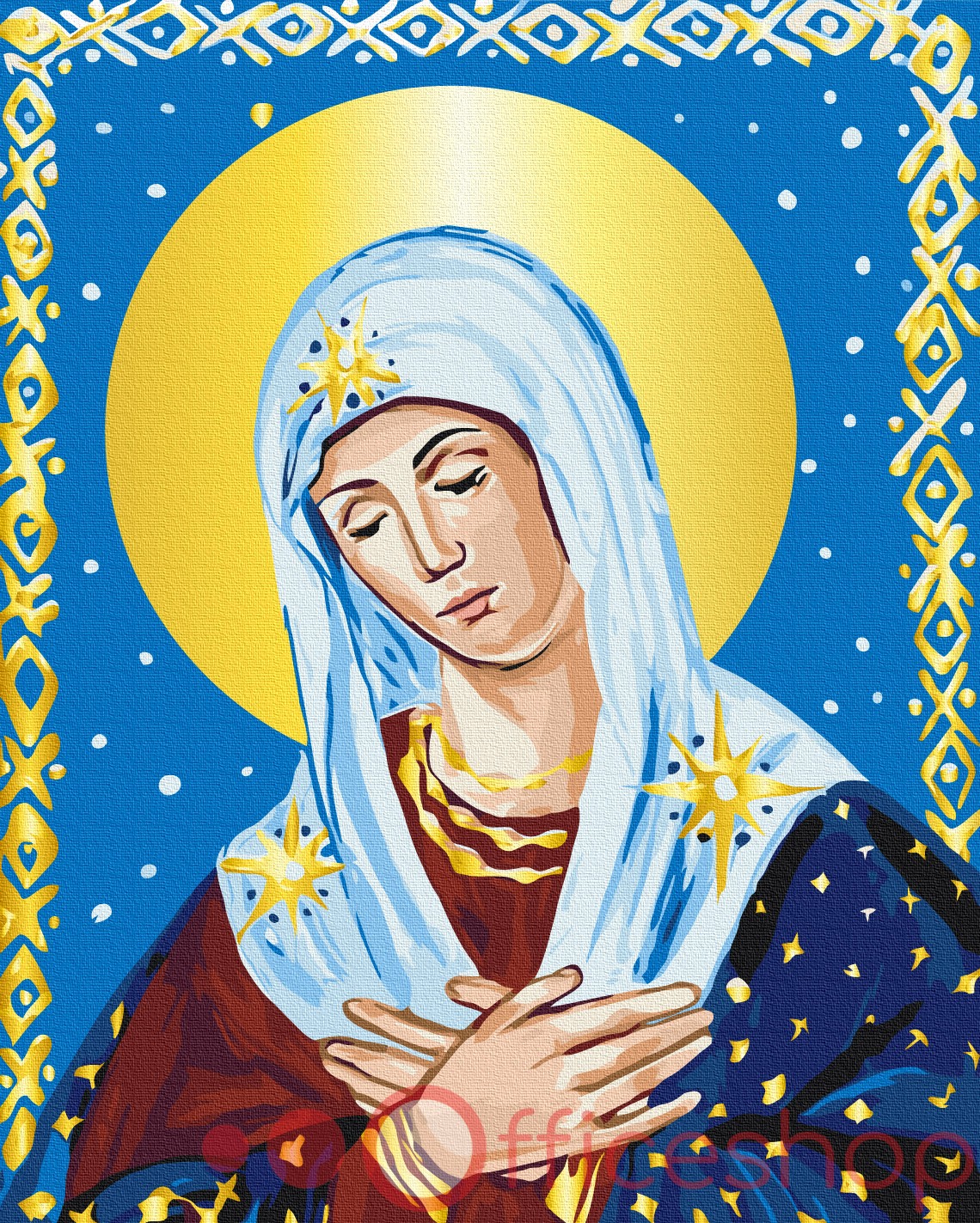 Картина по номерам Funny Art "Сердечная  молитва", 3*, 40x50 см, BS53970