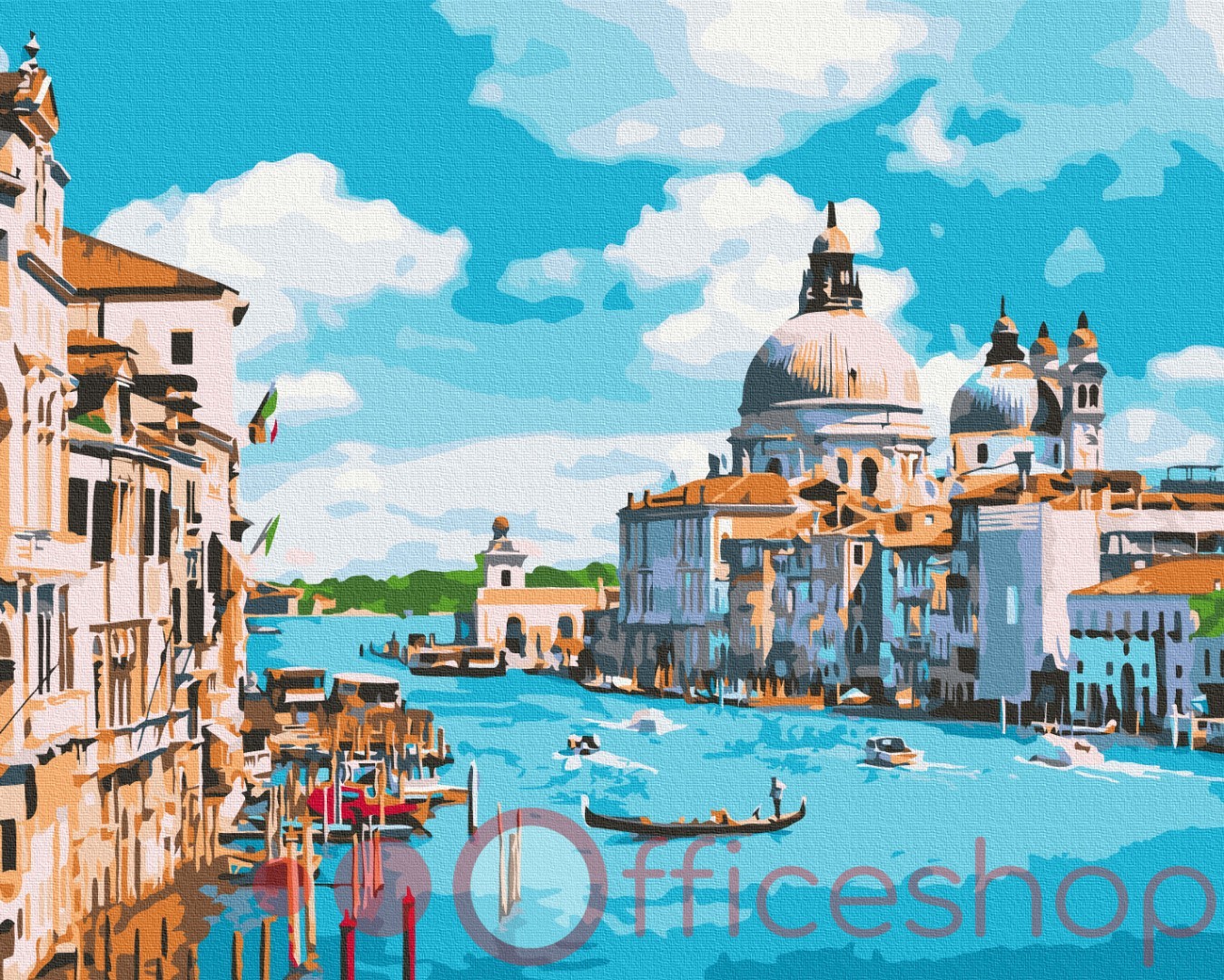 Картина по номерам Funny Art "Солнечная Венеция", 4*, 40x50 см, BS53247