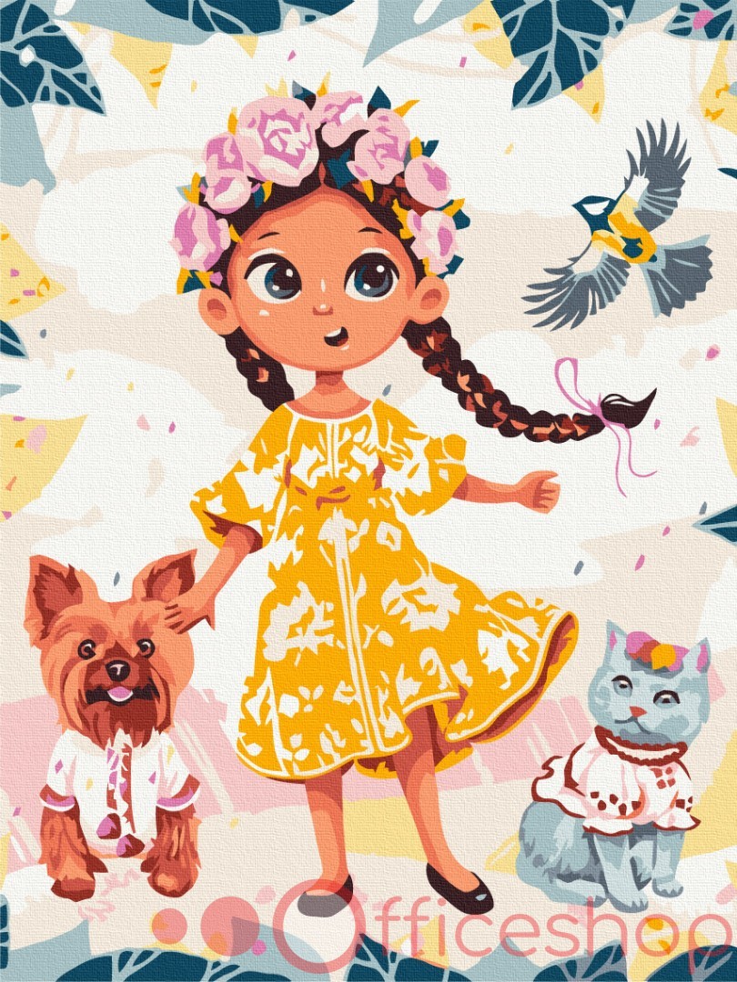 Картина по номерам Funny Art "Софийка", 2*, 30x40 см, KBS0106