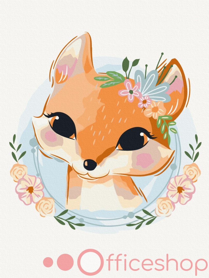 Картина по номерам Funny Art "Лисичка сестричка", 2*, 30x40 см, KBS0101