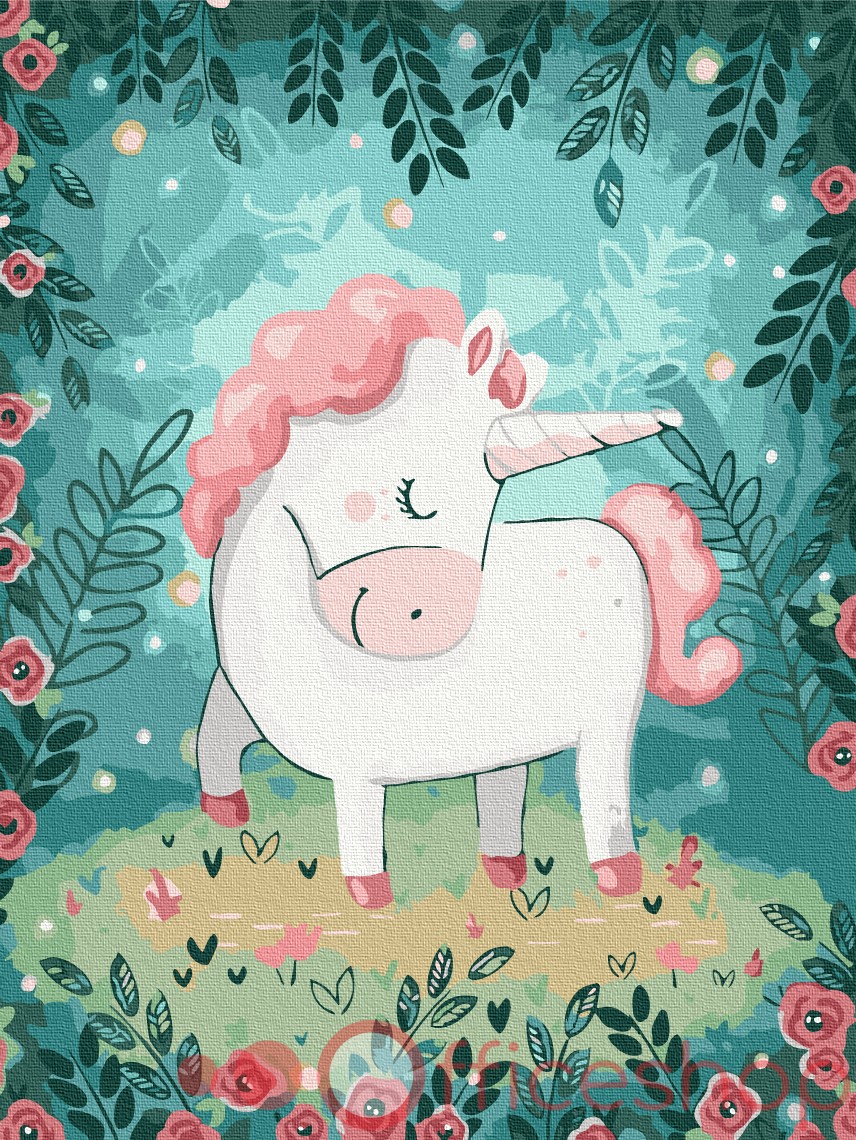 Картина по номерам Funny Art "Единорог", 4*, 30x40 см, RBS43586