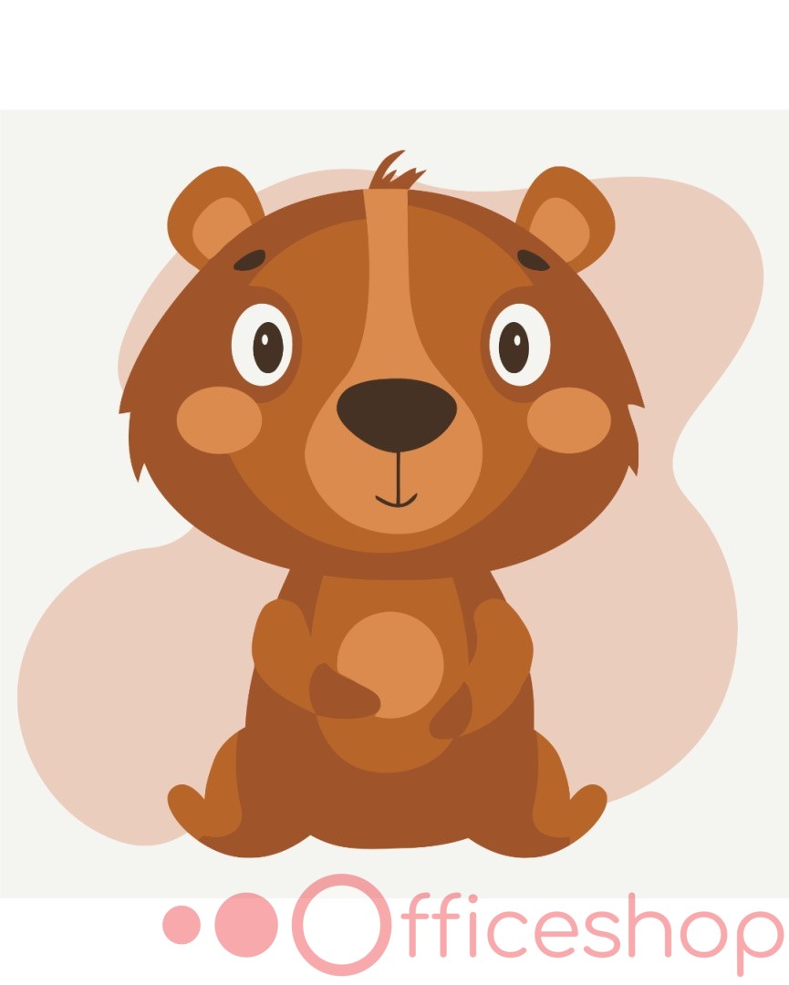 Картина по номерам Funny Art "Медведь", 1*, 20x20 см, MBS023