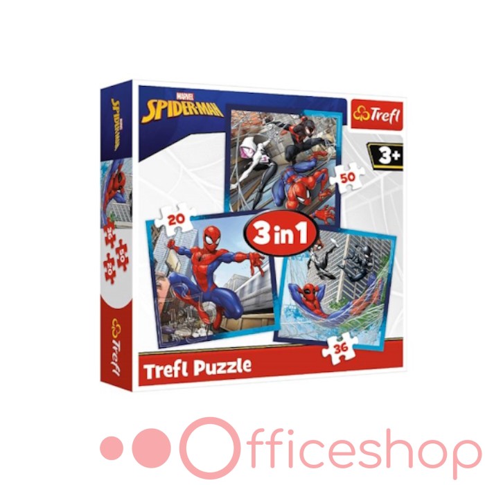 Puzzle 3 in1 "Spiderman" Trefl 34874