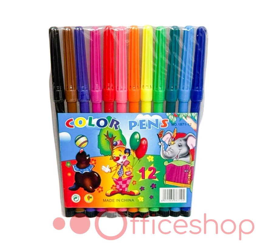 Carioca 12 culori Colors Pens No.1871-12, ZL240